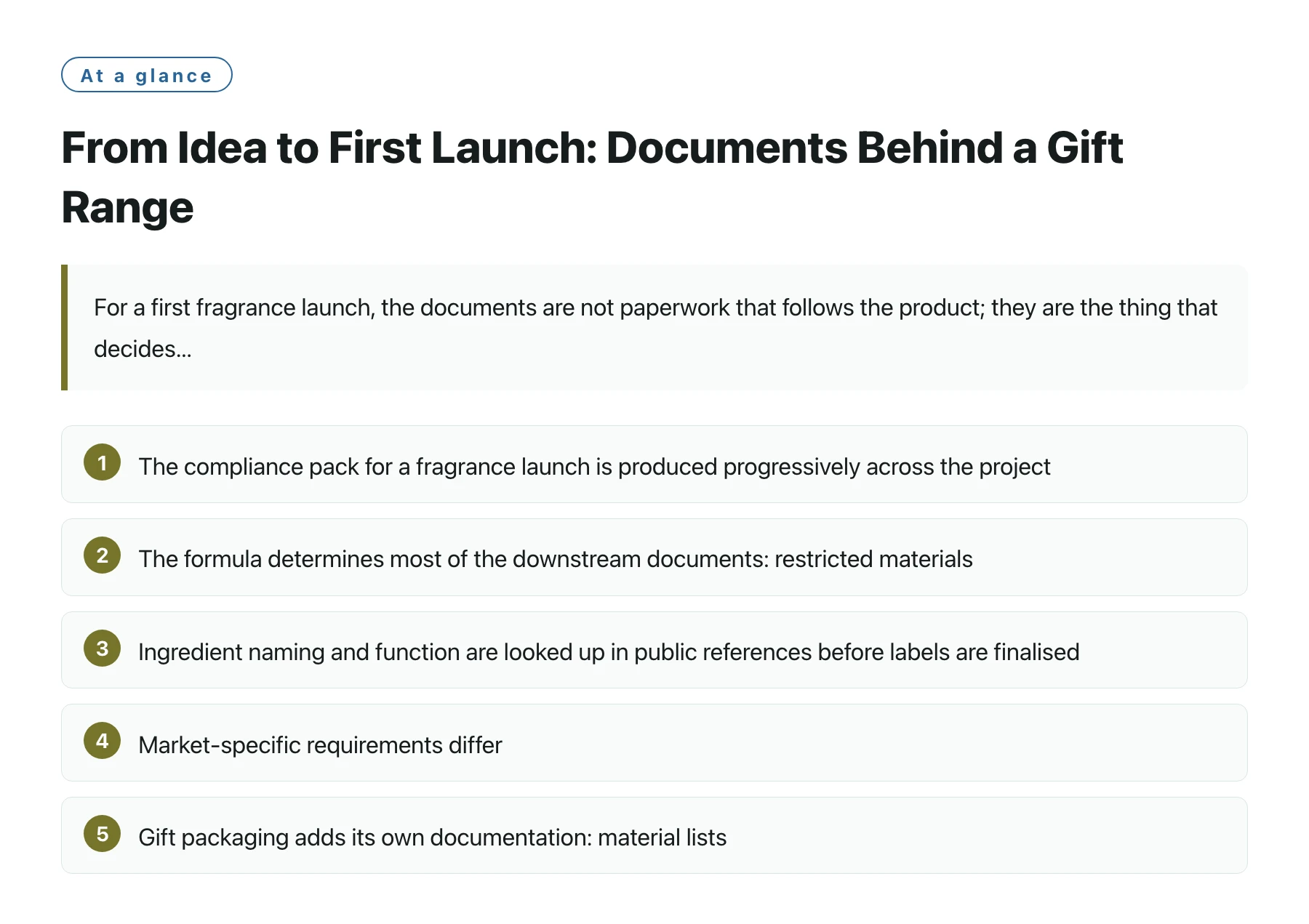 From Idea to First Launch: Documents Behind a Gift Range——全文要点速览